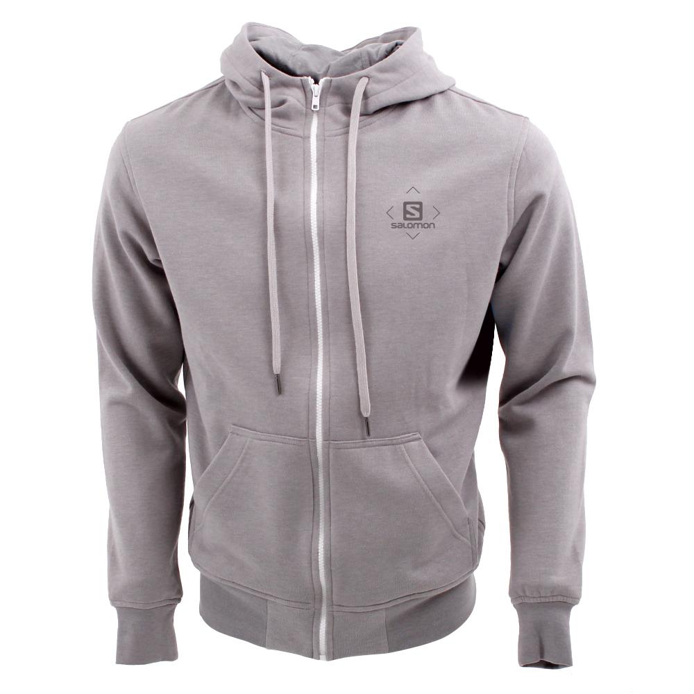 Salomon SHIFTED ZIP THRU M Sweatshirt Hombre - Gris - Colombia (15360-FTBU)